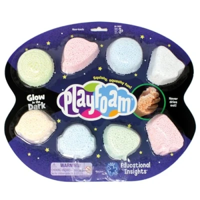 Imagen de Learning Resources Pack de 8 unidades espuma para juegos Playfoam fosforescente