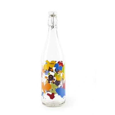 Imagen de Excelsa Botella, Transparente con decoración Dripping, 1000 ml
