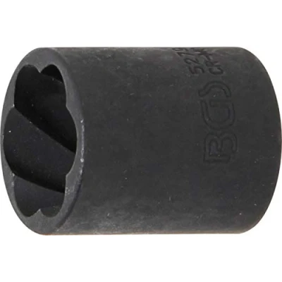Imagen de BGS 5279 Llave de vaso perfil en espiral / extractor tornillos entrada 10 mm (3/8&quot;) 19