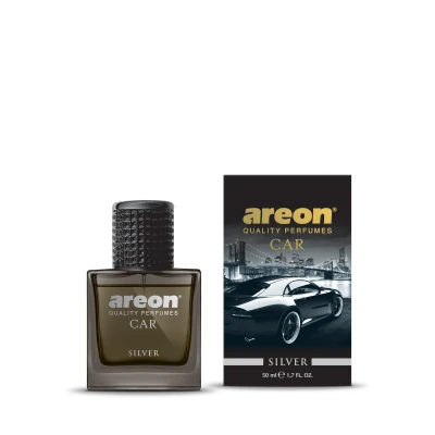 Imagen de Areon Lujoso ambientador para coche (50 ml), color plateado