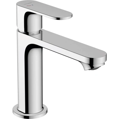 Imagen de hansgrohe Rebris S grifo lavabo sin desagüe, ahorro de energía (CoolStart), monomando 109 mm, mezclador agua (EcoSmart), cromo, 72520000
