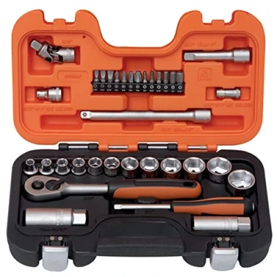 Imagen de Bahco S330AF Juego de vasos 3/8 y 1/4&quot;, 34 Piezas