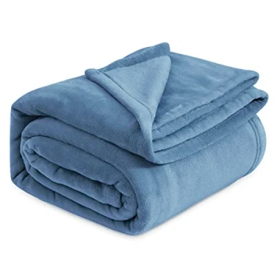Imagen de Bedsure Manta de Peluche, mullida, Polar, cálida y Suave Invierno para sofá, sofá
