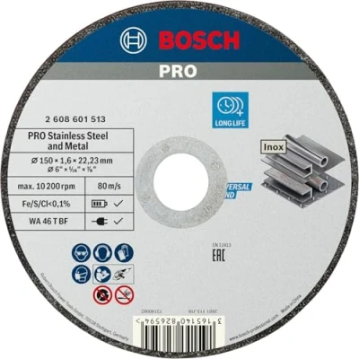 Imagen de BOSCH 2 608 601 513 Disco lija, amolador angular 1,6mm