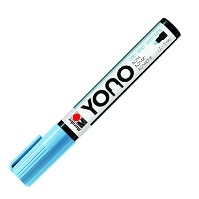 Imagen de Marabu YONO 12400103255 Rotulador acrílico versátil con punta redonda japonesa, resistente a la luz y al agua, para casi todas las superficies, 1,5 3 mm