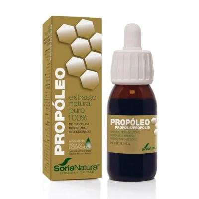 Imagen de Soria Natural Propóleo Extracto Hidroalcohólico en Gotas Ayuda a Estimular tus Defensas Propiedades Antisépticas y Antiinflamatorias 100% al Sistema Inmune Frasco de 50 ml.