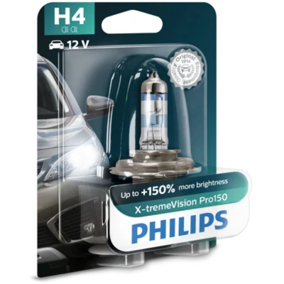 Imagen de PHILIPS 12342XVPB1 Lámpara, faro de carretera H4 12V 60/55W Halógena VOLKSWAGEN: Multivan 5 (7HM, Beetle Hatchback, Caddy 3, SEAT: Ibiza Alhambra I