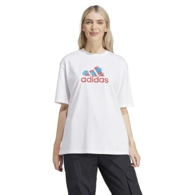 Imagen de adidas Sportswear Camiseta estampada, Mujer, Talla: Medium, White