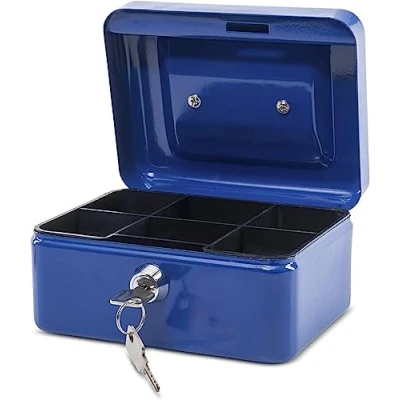Imagen de MAUL Geldkassette, blau, Maße: (B)152 x (T)125 (H)81 mm