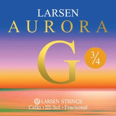 Imagen de LARSEN STRINGS Cuerdas para violonchelo Aurora G 3/4 Medium