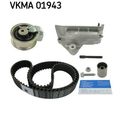 Imagen de SKF VKMA 01943 Kit de correa distribución 120 con amortiguador tensado, rodillo tensor perfil redondeado dientes VOLKSWAGEN: Golf 4