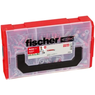 Imagen de fischer Maletín de Tacos, Rojo, 210 uds
