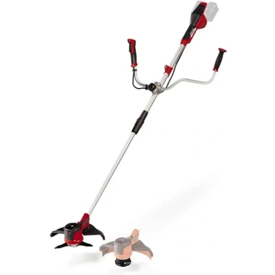 Imagen de Einhell desbrozadora inalámbrica Agillo 36/255 BL PXC. 2 x 18 V, sin escobillas, control electrónico de velocidad, hoja 3 dientes, sistema bloqueo del eje, batería y cargador