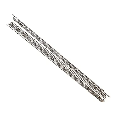 Imagen de Hojas de sierra, MAGT 12 piezas sierra marquetería con dientes en espiral para corte aserrado plástico metal madera Carve uso doméstico y (6#Saw blade)