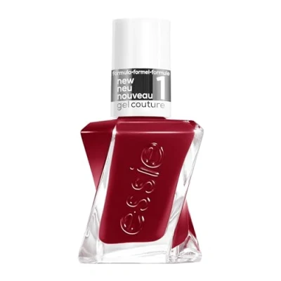 Imagen de Essie, Esmalte de Uñas Gel by Larga Duración con Acabado Brillante, Manicura Sin Rayos UV, Couture Tono 509 Paint the Gown Red, 13,5ml