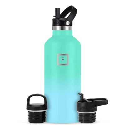 Imagen de Botella Agua Acero Inoxidable 710/950 ml Termica Fría Cantimplora Aislada Doble Pared sin BPA Garrafa Termo Gym Gimnasio Senderismo Niños Water Bottle