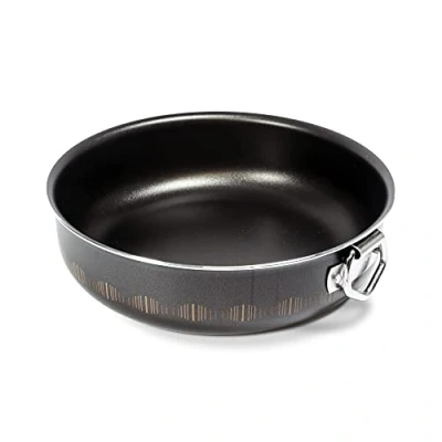 Imagen de Alluflon Costanza Tartera Antiadherente, Diámetro 28 cm, Aluminio, Negro