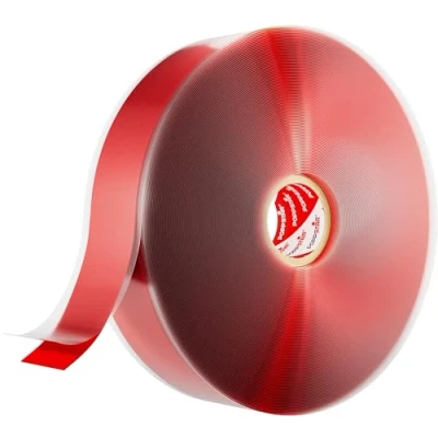 Imagen de POPPSTAR cinta de silicona autofusión, 1 x 11 m, ideal como reparación, aislante y sellado (estanca, hermetica), 25mm ancho, color rojo