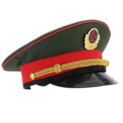 Imagen de Fituenly Sombrero Militar El Ejército Ajustable del De La Gorra para Marina Almirante Halloween Cosplay Accesorio