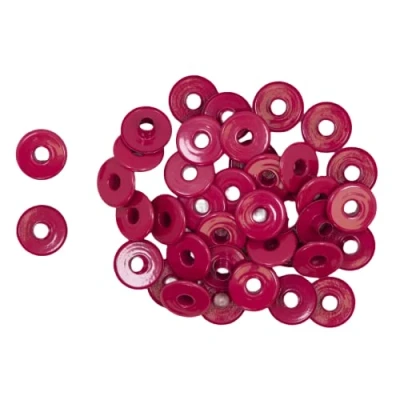 Imagen de Craftelier Pack de 40 Ojales Wide Ideales para Tarjetería, Scrapbooking y Manualidades Válidos Diversos Materiales Diámetro Interior 5 mm Exterior 13 23 Colores (Burdeos)
