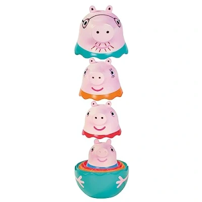 Imagen de Toomies Tomy Peppa Famille de Nidification Pig Juguete, Color Verde, Medium E73526