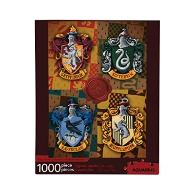 Imagen de HARRY POTTER Puzzle House Crests (1000, Multicolor, Talla única (NMR Distribution 65303)