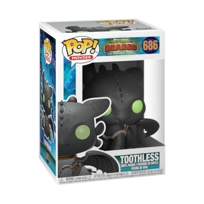 Imagen de Funko POP! Vinyl: How To Train Your Dragon 3: Toothless Collectible Figure 3 Figuras Miniaturas Coleccionables Para Exhibición Idea De Regalo Mercancía Oficial