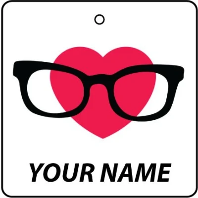 Imagen de Ambientador De Coche “Tu Nombre Nerd Love