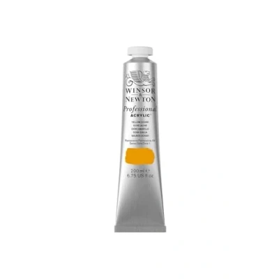 Imagen de Winsor &amp; Newton Professional Pintura acrílica, tubo 200 ml, color ocre amarillo