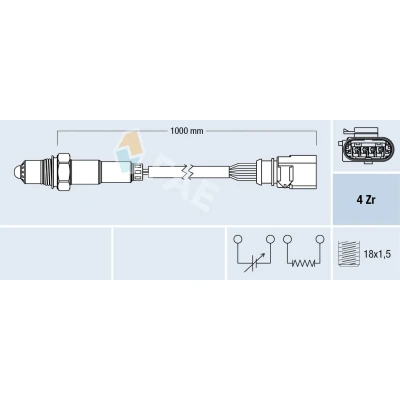 Imagen de Sonda lambda FAE 77459