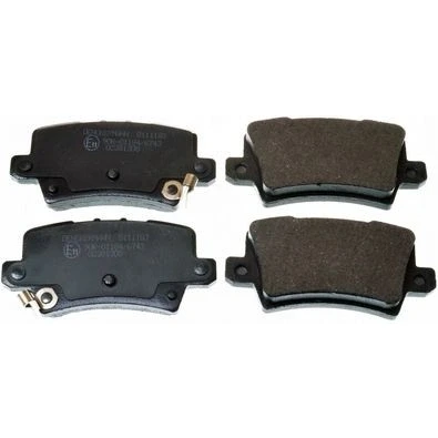 Imagen de DENCKERMANN B111183 Juego de pastillas freno Eje trasero con avisador acústico desgaste HONDA: CIVIC 8 Hatchback