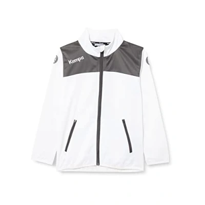 Imagen de Kempa Emotion 2.0 Poly Jacket Sudadera, Hombre, white/anthra, 116