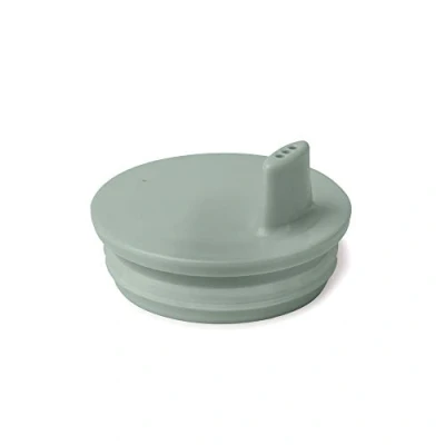 Imagen de design letters tapa cpara taza Ecozen personal para bebés y niños (verde), sin BPA ni BPS, apta lavavajillas, hermética, liviana, 27 g.