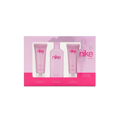 Imagen de NIKE Loving Floral, Estuche de Regalo Mujer, Colonia 75 ml + Gel Baño Crema Corporal ml, Eau Toilette Femenina, Aroma Floral Gourmand, Fragancia Sensual, Urbanita y Duradera