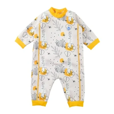 Imagen de Splash About Warm in One Bebé Traje húmedo, Flower Meadow, 0 3 meses