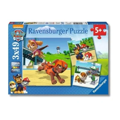 Imagen de Ravensburger Puzzle Paw Patrol B, Colección 3 x 49, de 49 Piezas, para Niños, Edad Recomendada 5+ Años