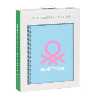 Imagen de BENETTON SPRING Set de Regalo, Estuche Pack 3, Papelería, Especial 28x6x35 cm, Color Celeste