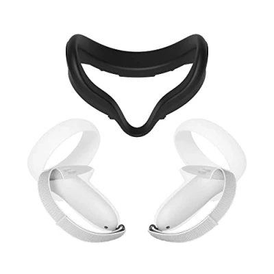 Imagen de Pack VR Meta Quest 2 Active Pack, Para 2, Blanco y Negro
