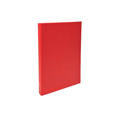 Imagen de Carpeta de 4 anillas 30mm redondas exacompta din a4 carton forrado rojo