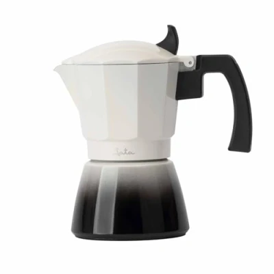 Imagen de Cafetera tradicional JATA HCAF2406, Aluminio, 6 Tazas, Asa Antiquemaduras, Apta Para Todas las Cocinas, Inducción, Degradado