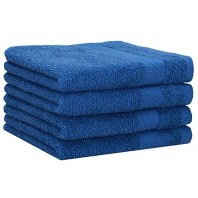 Imagen de Betz Paquete de 4 Toallas Ducha Palermo 100% algodón 70x140 cm baño Deporte Color Blanco