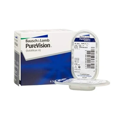 Imagen de Purevision BAUSCH + LOMB Lentes de contacto reemplazo mensual Pack 6