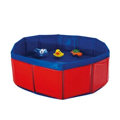 Imagen de Nobby 62290 Piscina de Juegos para Gatos (30 x 11 cm), Color Rojo y Azul