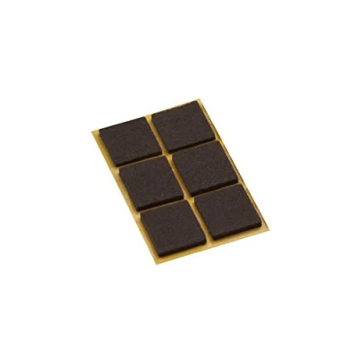Imagen de Metafranc 645206 Deslizadores de fieltro, autoadhesivos, color marrón, 6 unidades, 32 x mm (6 Stück)