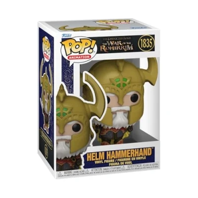 Imagen de Funko Pop! Animation: WoR Helm Hammerhand: King of Rohan Hammerhand Lord The Rings: War Rohirrium Figura de Vinilo Coleccionable Idea Regalo Mercancia Oficial Movies Fans