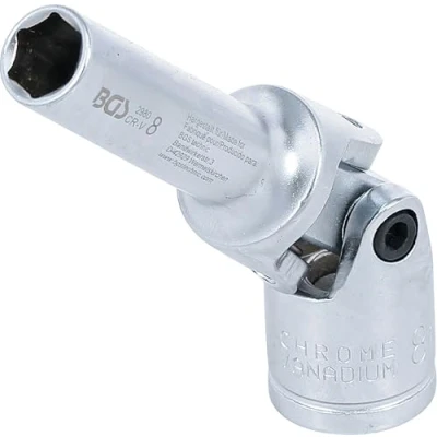 Imagen de BGS 2980 Llave de vaso para calentadores articulada hexagonal entrada 10 mm (3/8&quot;) 8