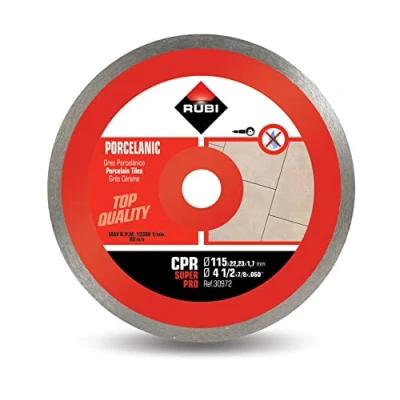 Imagen de Rubi CPR 115 SUPERPRO Disco de diamante para gres porcelánico continuo (115 mm)
