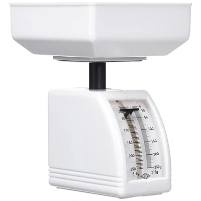 Imagen de Wedo Handy Báscula de resorte con bandeja, 250 g, blanco