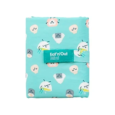 Imagen de Roll&#039;eat ® Mr. Wonderful Bolsa Térmica Impermeable Convertible en Mantel, Reutilizable y Ecológica sin BPA con Cremallera, para el Colegio, Excursiones Viajes, Color Sushi Eat&#039;n&#039;out Mini