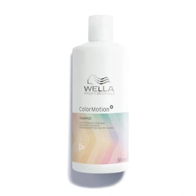 Imagen de Wella Professionals ColorMotion+ Champú Protección del color hasta 8 semanas Intensidad de Brillo y suavidad Pelo teñido, seco dañado 500ml